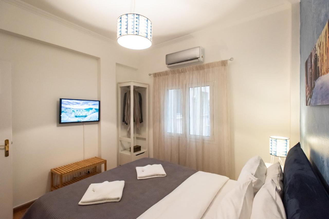 Blue Ark Comfort Near Acropolis Athena Bagian luar foto