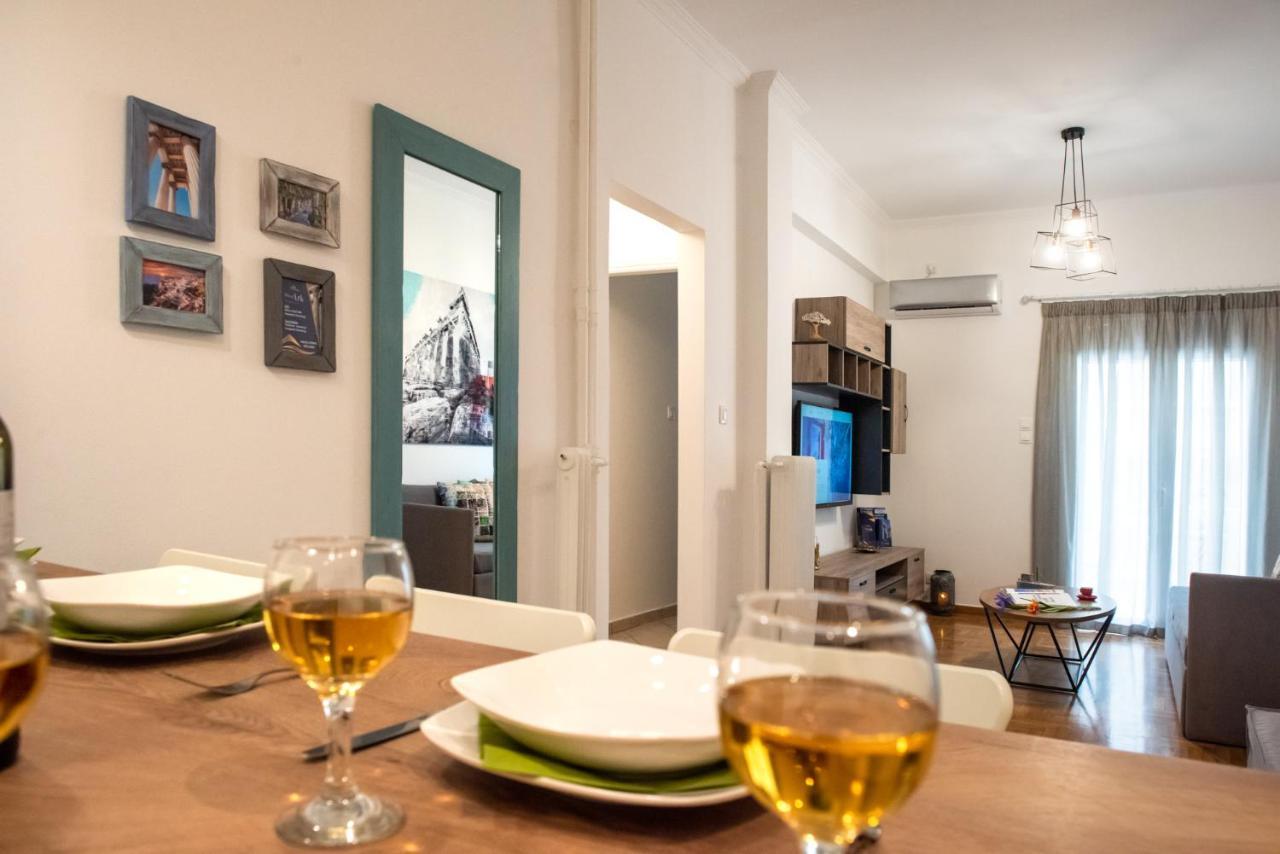 Blue Ark Comfort Near Acropolis Athena Bagian luar foto