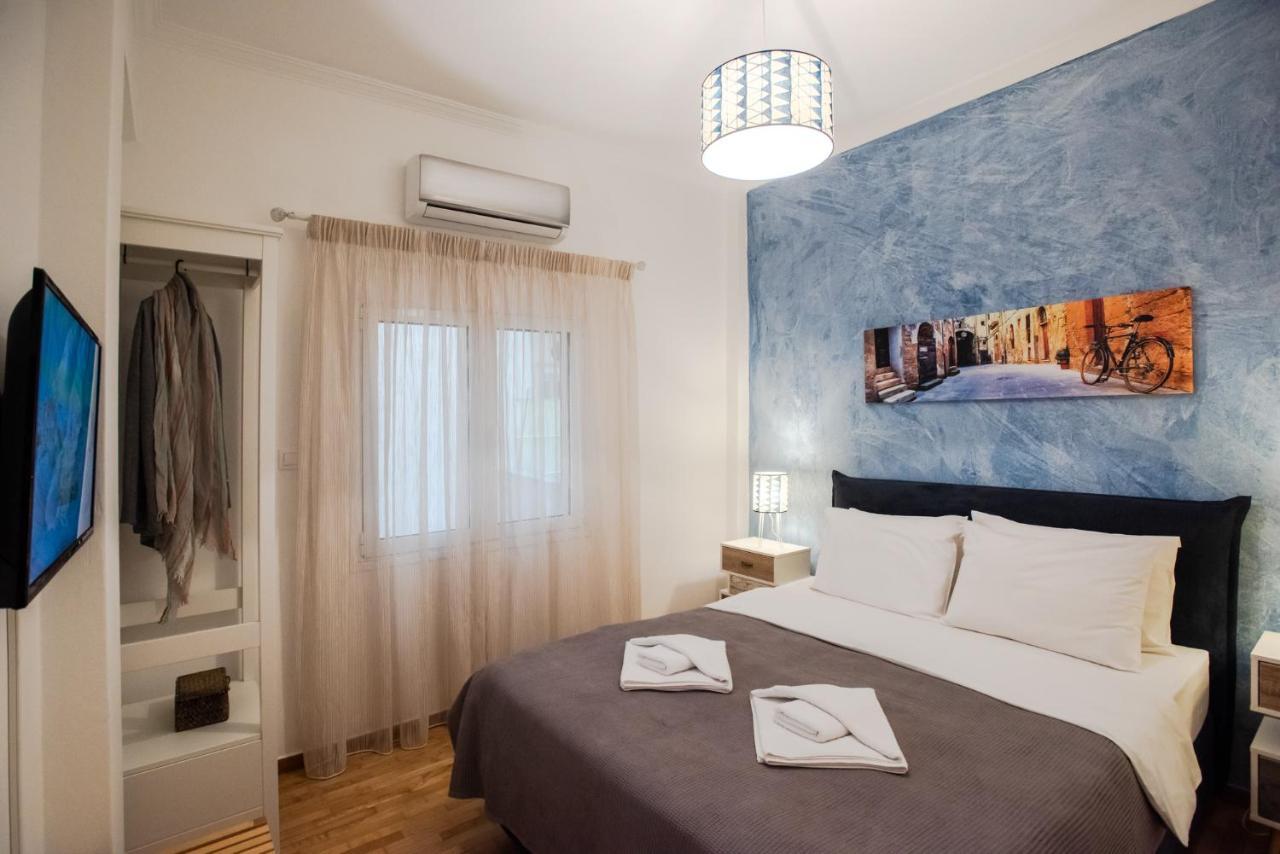 Blue Ark Comfort Near Acropolis Athena Bagian luar foto